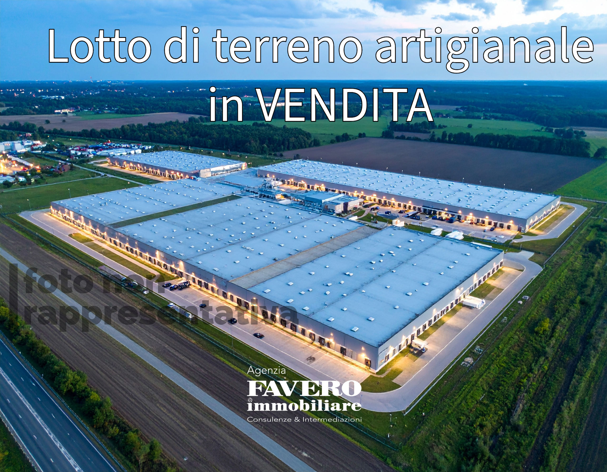 RIVIERA DEL BRENTA Lotto di terreno di 6000mq pronto per costruire un capannone di 3000mq